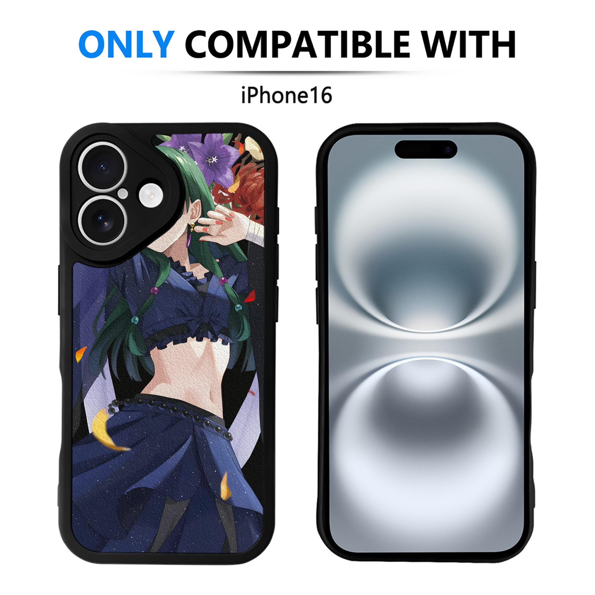 （画像用） 薬屋のひとりごと The Apothecary Diaries 【iPhone 16シリーズ対応】シリコンスマホケース（レザー調） 材質：シリコン